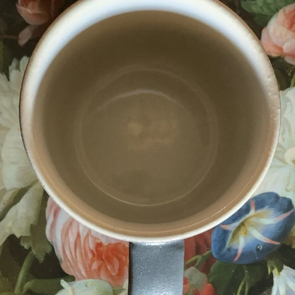 Set of Three Gray Ceramic Mugs